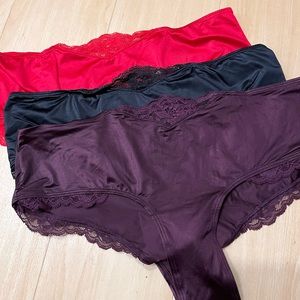 Victoria’s Secret Micro lace strappy cheeky panty bundle